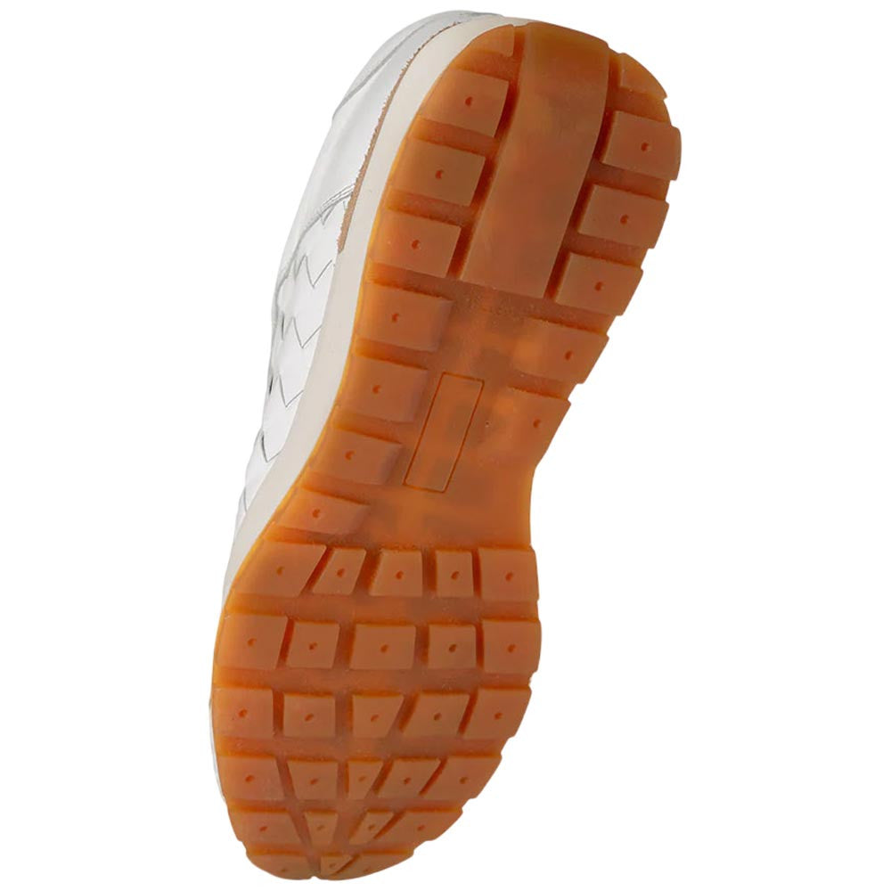 Mezlan of Spain Men’s Concha Woven Calfskin White Round Toe Luxury Sneaker