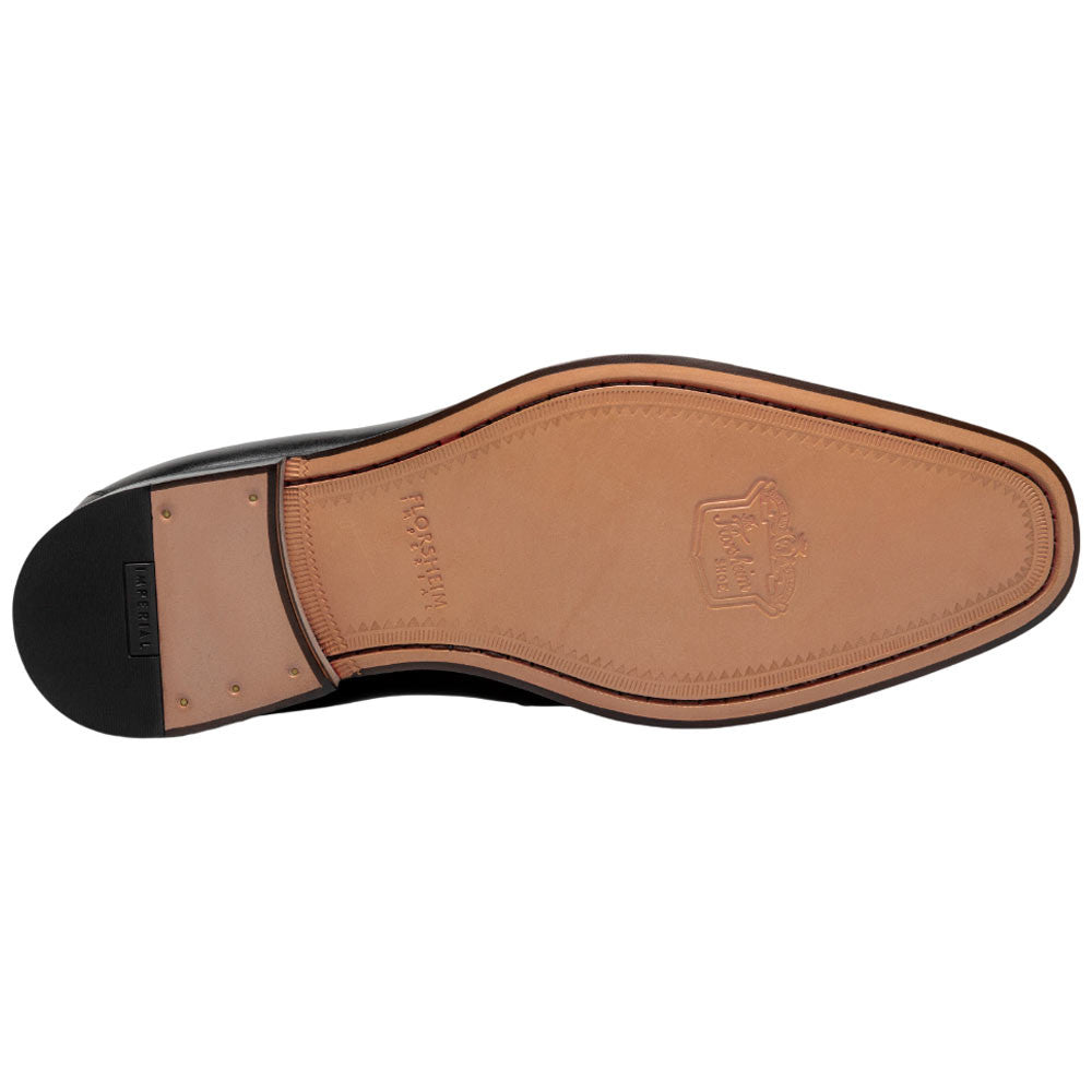 Florsheim Jacobi Moc Toe Bit Slip On Black Loafer for Men