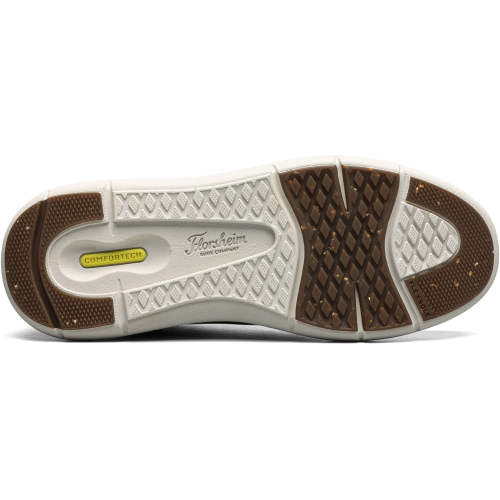 Florsheim Fleet Cognac Knit Elastic Lace Plain Toe Casual Sneaker