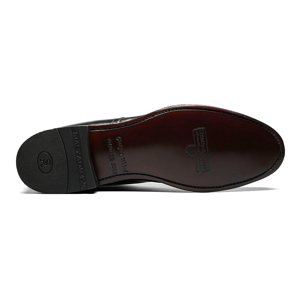 Stacy Adams Men's Black Madison Cap Toe Boot