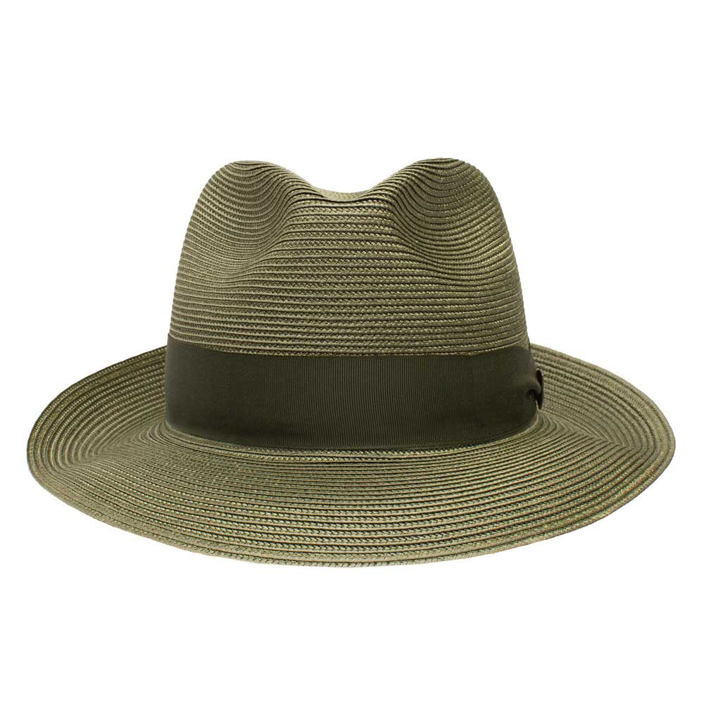 Dobbs Rosebud Olive Florentine Milan Straw Dress Hat