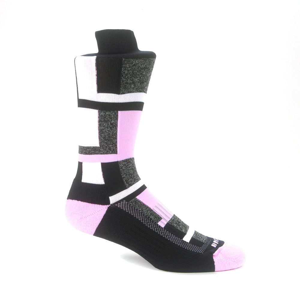 Remo Tulliani Sioux Navy & Pink Dress Socks