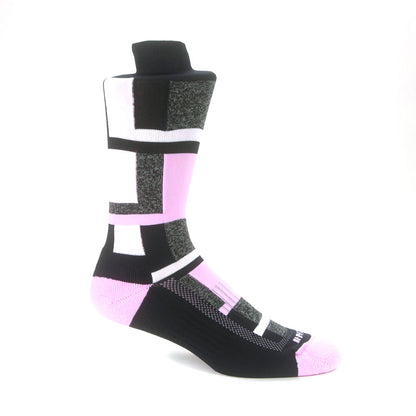 Remo Tulliani Sioux Navy & Pink Dress Socks