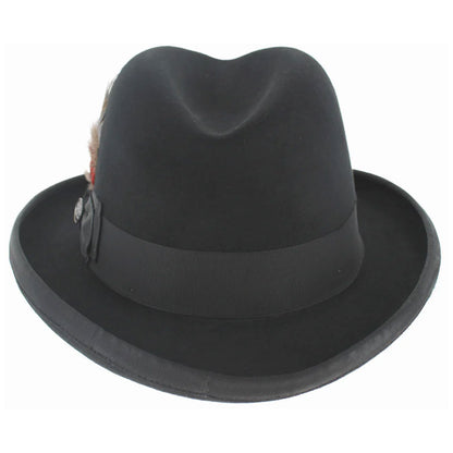 Stetson Homburg Royal Deluxe Fur Felt Formal Hat