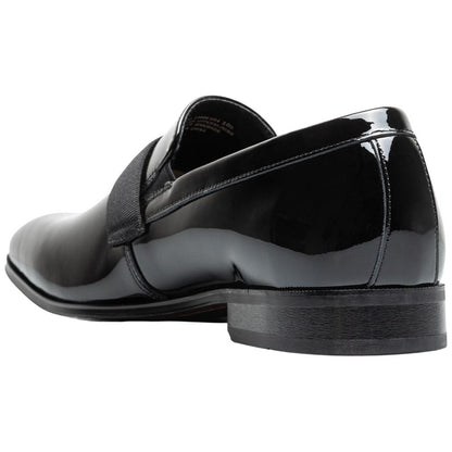 Florsheim Men's Hi Shine Black Patent Leather Strap Loafer