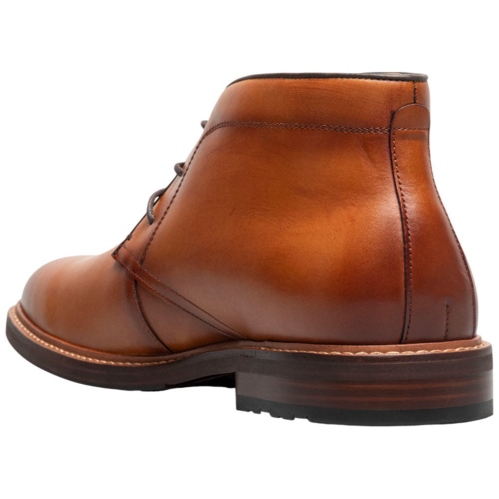 Florsheim Anthem Plain Toe Saddle Tan Leather Chukka Boot for Men