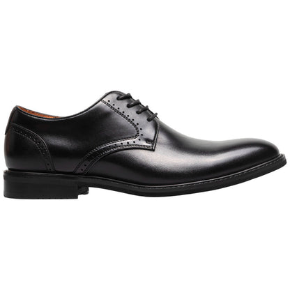 Stacy Adams Benson Black Smooth Leather Plain Toe Oxford for Men