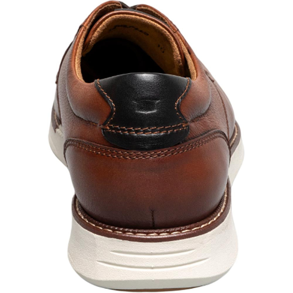 Florsheim Launch Cognac Smooth Leather Plain Toe Derby Dress Shoes (US Men Size)
