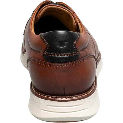 Florsheim Launch Cognac Smooth Leather Plain Toe Derby Dress Shoes (US Men Size)