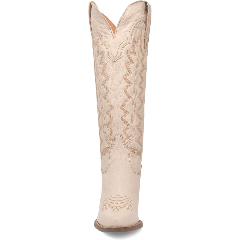 Dingo High Cotton Sand Leather Western Boots for Women