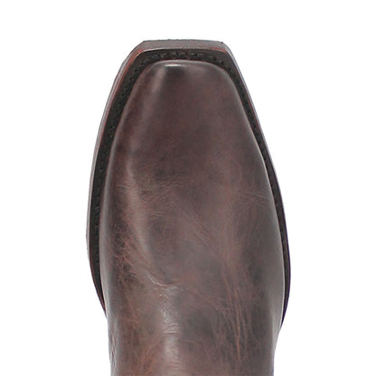 Dingo True Grit Brown/Red Leather Snoot Toe Western Cowboy Boots (USA Men Size)