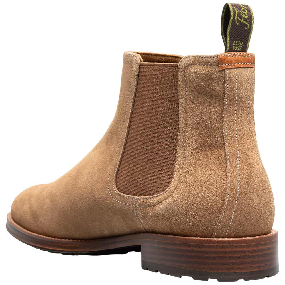 Florsheim Men's Lug Sand Suede Leather Chelsea Boot Rucci