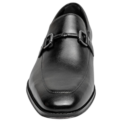 Florsheim Jacobi Moc Toe Bit Slip On Black Loafer for Men