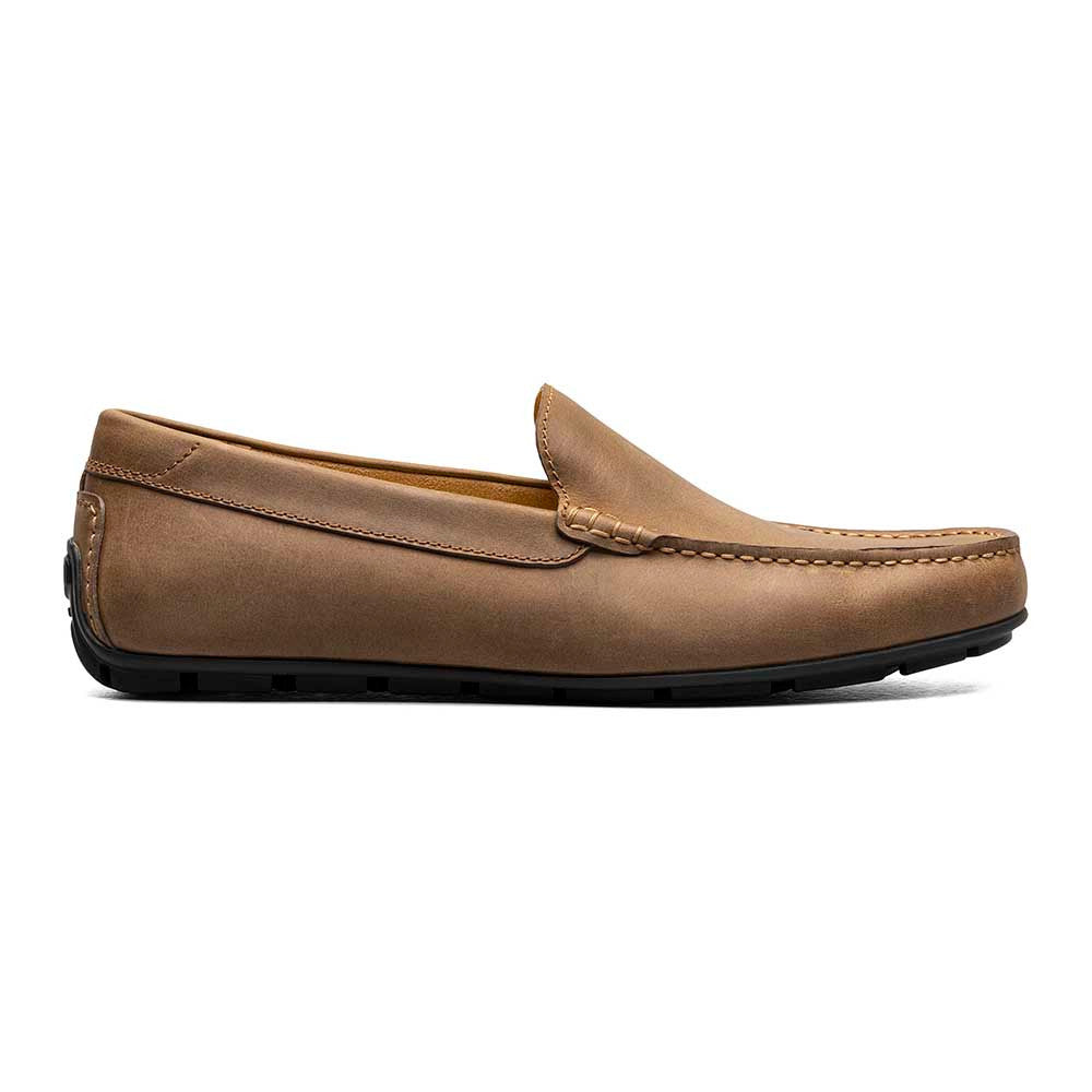Florsheim Motor Brown CH Leather Moc Toe Venetian Driving Shoe (USA Men Size)