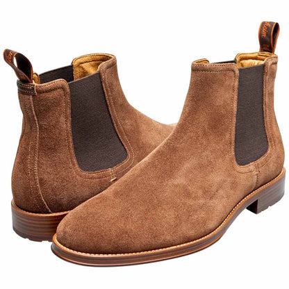 Florsheim Men's Lug Suede Leather Brown Chelsea Boot Rucci