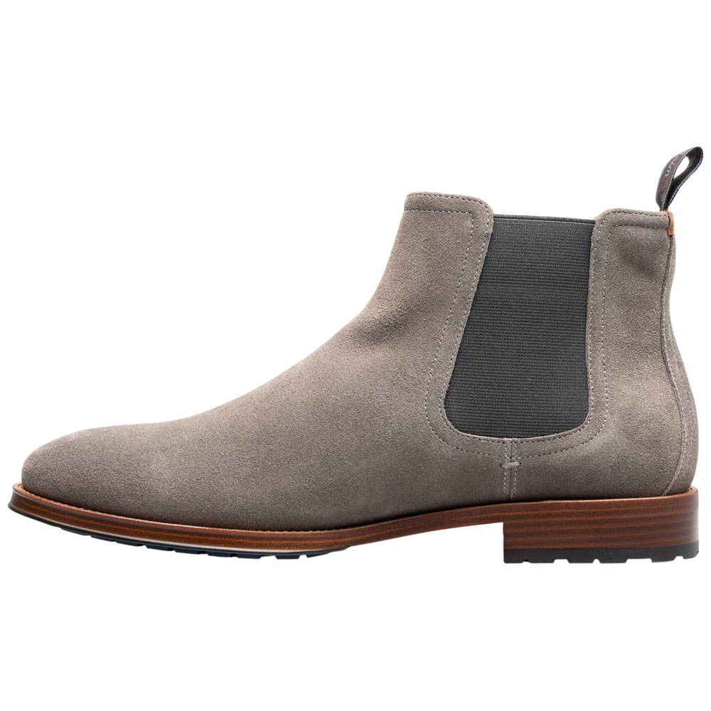 Florsheim Men's Lug Charcoal Suede Leather Chelsea Boot Rucci