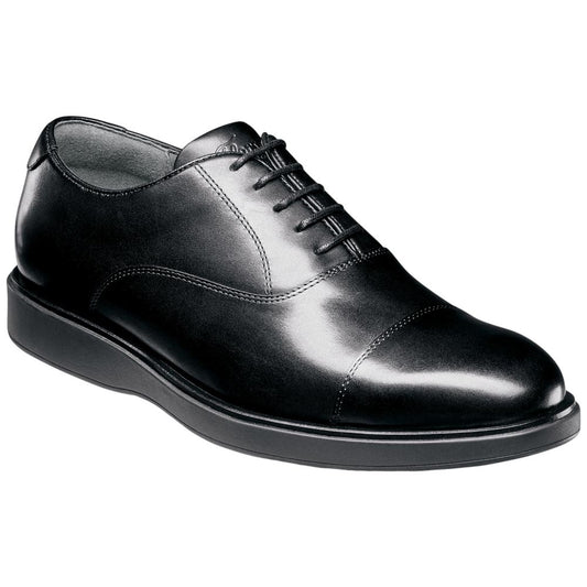 Florsheim Avenue Men's Black Leather Cap Toe Oxford