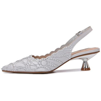 Lady Couture Kaite Pump 2" Heel in Silver