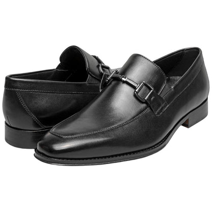 Florsheim Jacobi Moc Toe Bit Slip On Black Loafer for Men