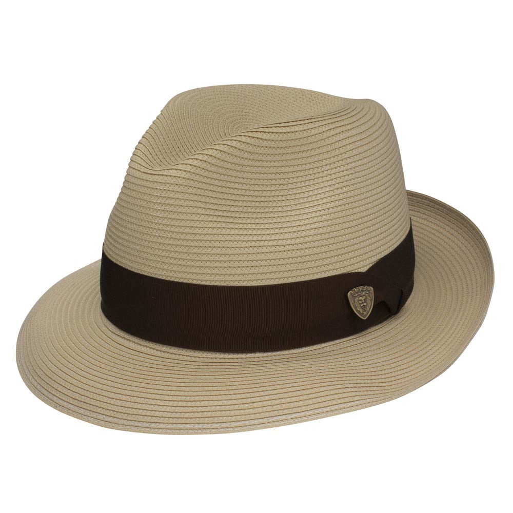 Dobbs Rosebud Sand Florentine Milan Straw Hat