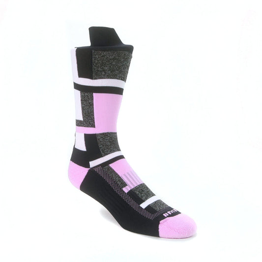 Remo Tulliani Sioux Navy & Pink Dress Socks
