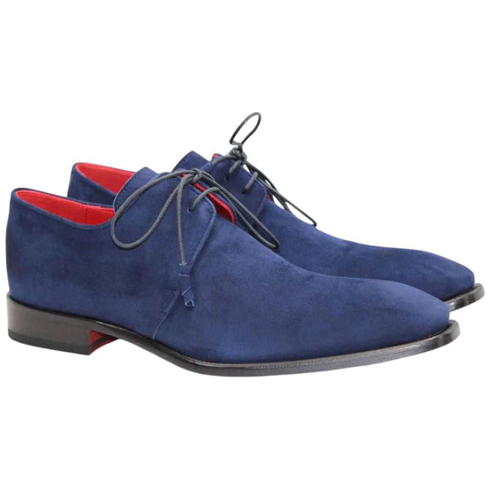 Emilio Franco Gabriele Oxford Navy Suede Leather Shoes