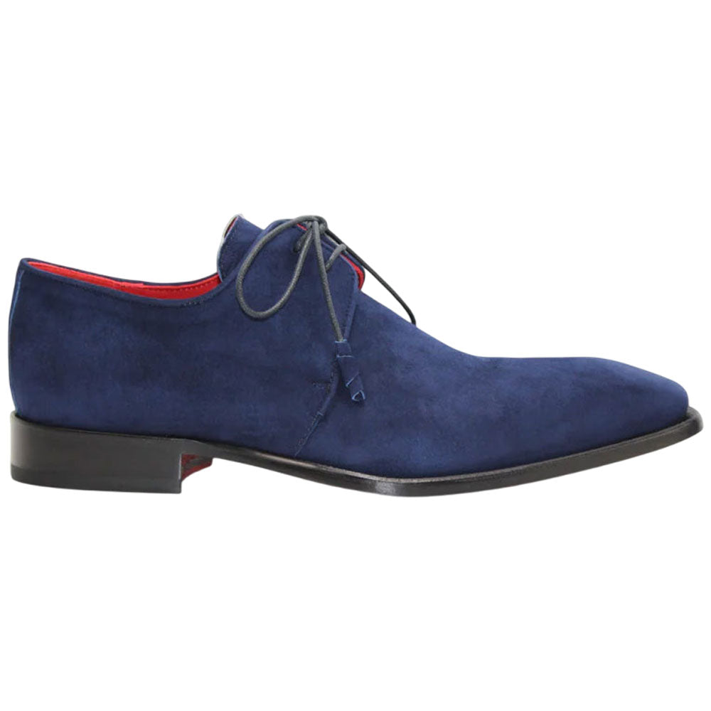 Emilio Franco Gabriele Oxford Navy Suede Leather Shoes