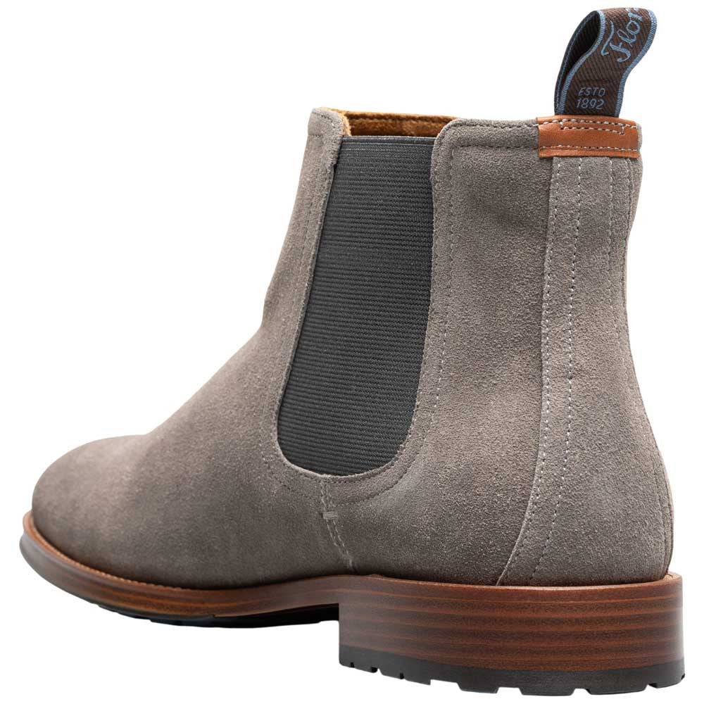 Florsheim Men's Lug Charcoal Suede Leather Chelsea Boot Rucci