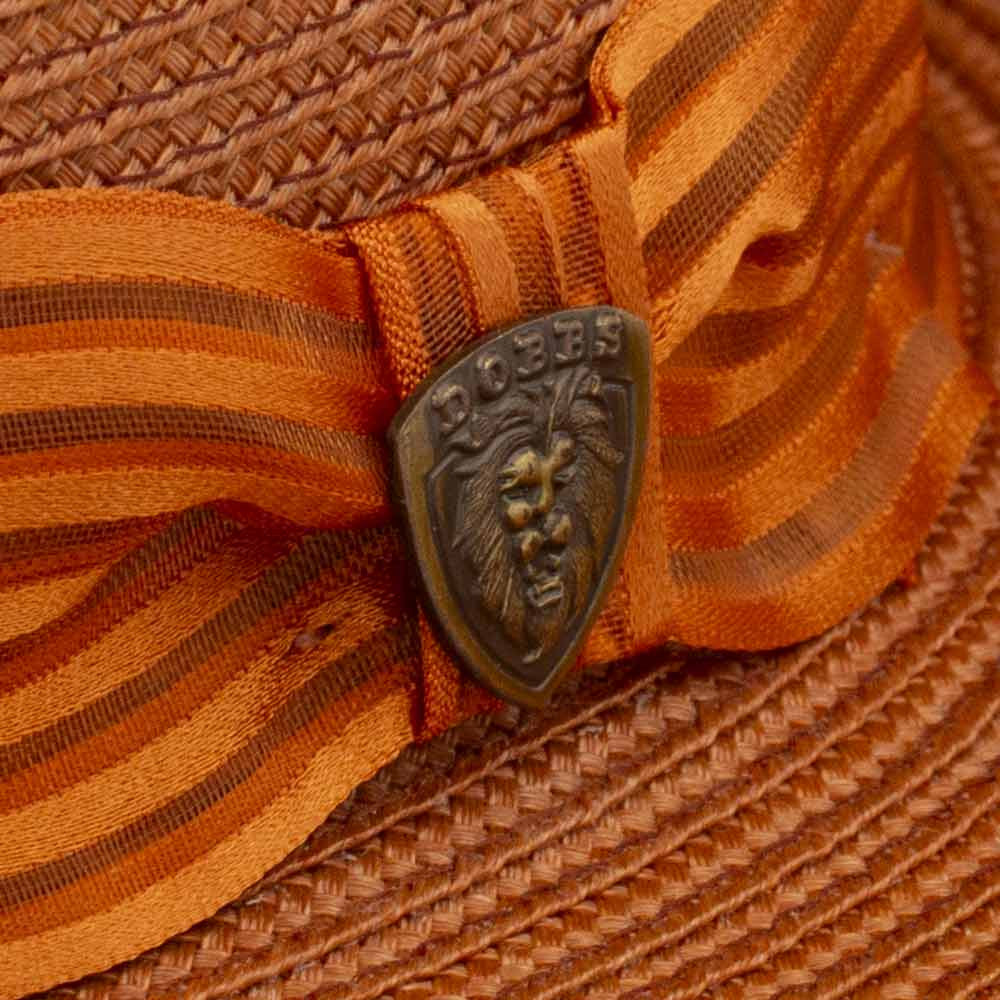 Dobbs Harrod Copper Florentine Milan Straw Hat