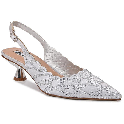 Lady Couture Kaite Pump 2" Heel in Silver