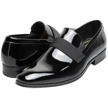 Florsheim Men's Hi Shine Black Patent Leather Strap Loafer
