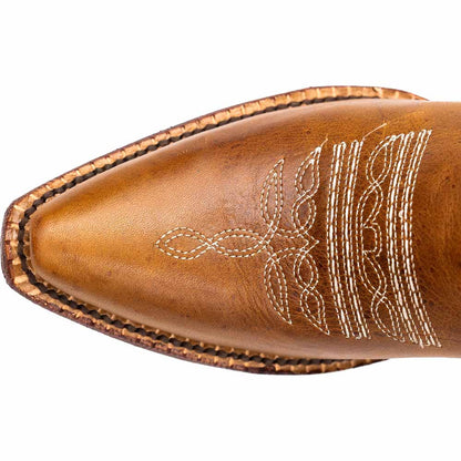 Ferrini Women's Mae Brown Snipped Toe Western Boot