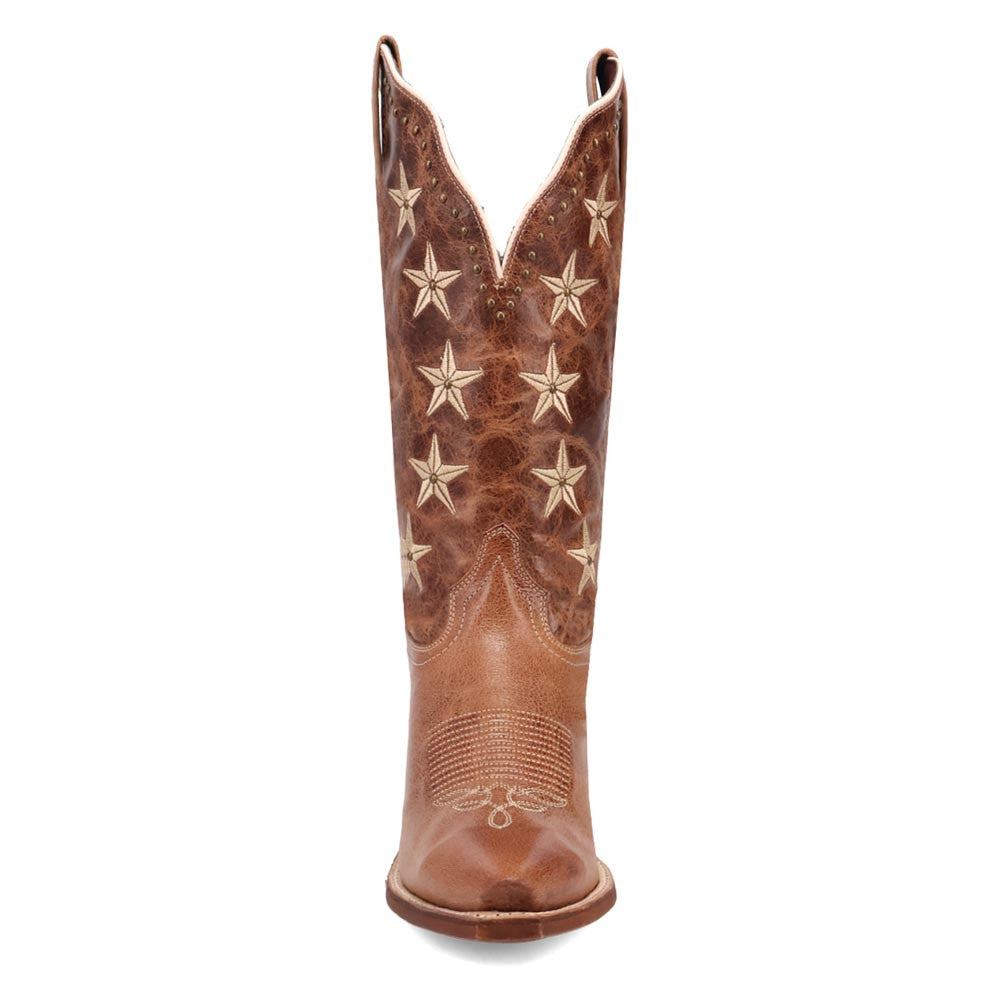 Laredo Serenade Brown Leather Snip Toe Western Cowgirl Boots (USA Women Size)