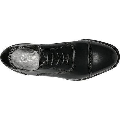 Florsheim Men's Black Lexington Cap Toe Oxford Dress Shoes