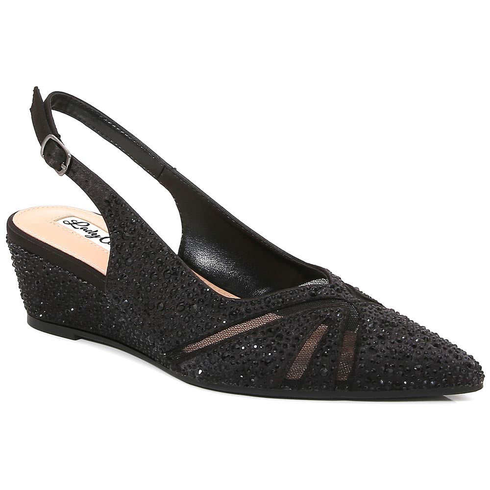 Lady Couture Daniela 2" Wedge Pump in Black