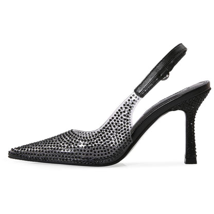 Lady Couture Irene 3.5” High Heel Pumps in Black