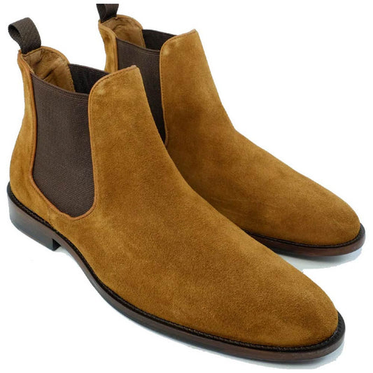 Alan Payne Men’s Brisbane Bourbon Suede Leather Chelsea Boots