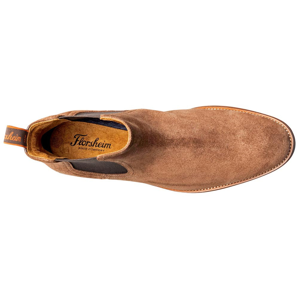 Florsheim Men's Lug Suede Leather Brown Chelsea Boot Rucci