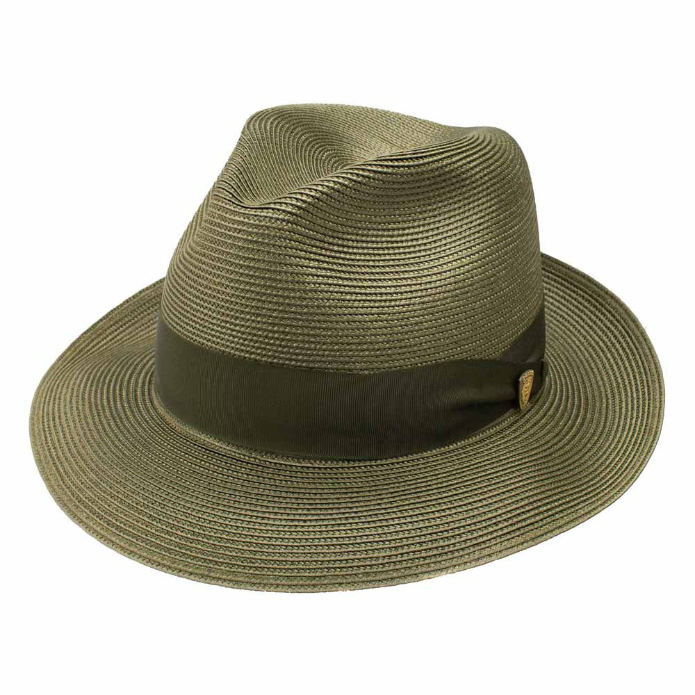 Dobbs Rosebud Olive Florentine Milan Straw Dress Hat
