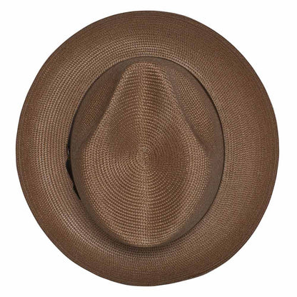 Dobbs Rosebud Cognac Florentine Milan Straw Hat