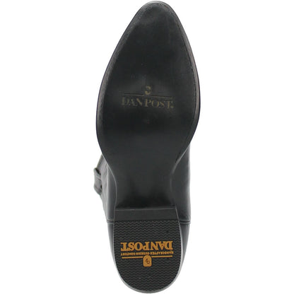 Dan Post Men’s Milwaukee 13” J Pointed Toe Black Cowboy Fine Leather Boot