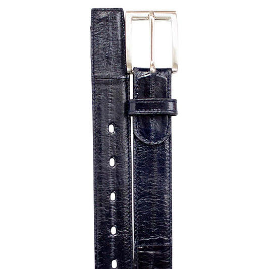 Belvedere Men's Navy Eel Belt