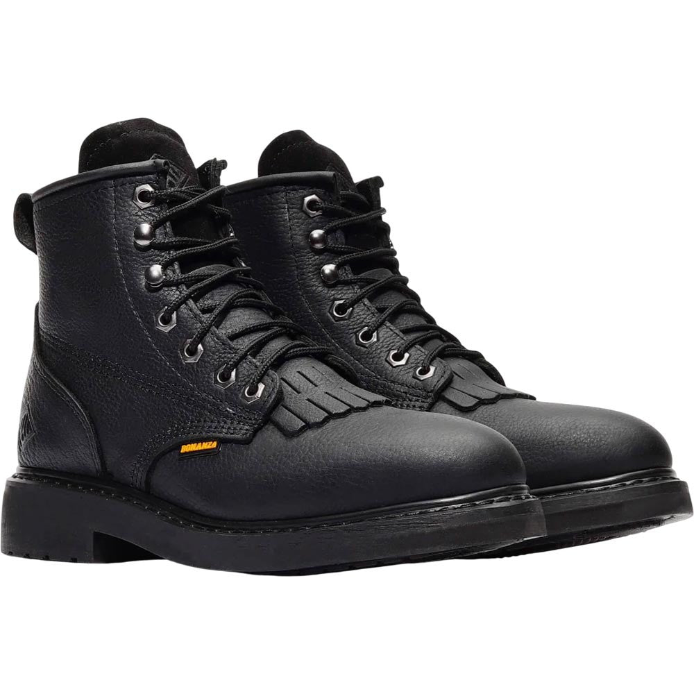 Bonanza Rancher 6” Jet Black Work Boots