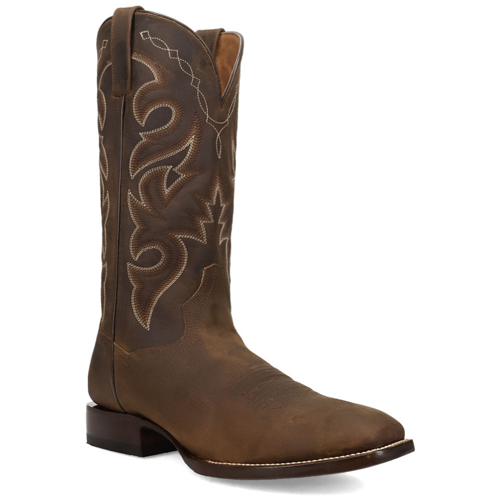 Dan Post Men’s Remington Bay Apache Leather Square Toe Western Cowboy Boots