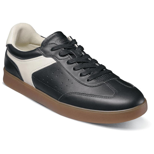 Pace T-Toe Lace Up Casual Sneaker | Florsheim Black Multi Dress Sneakers for Men