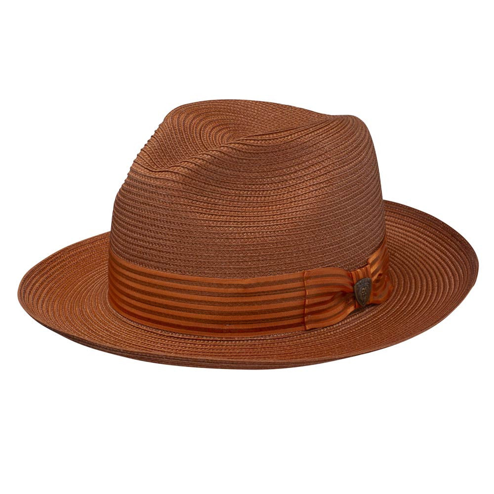 Dobbs Harrod Copper Florentine Milan Straw Hat