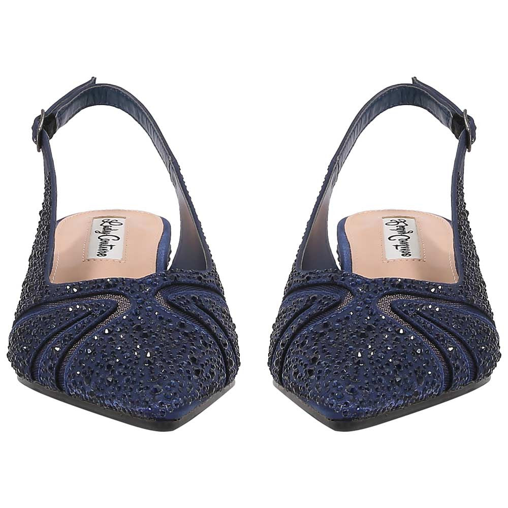 Lady Couture Daniela 2" Wedge Pump in Navy
