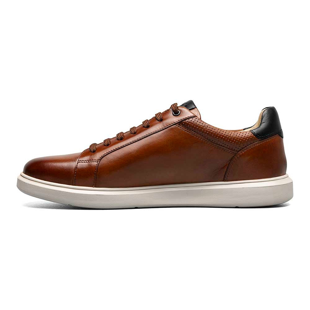 Florsheim Social Cognac Smooth Leather Lace to Toe Casual Sneaker (USA Men Size)
