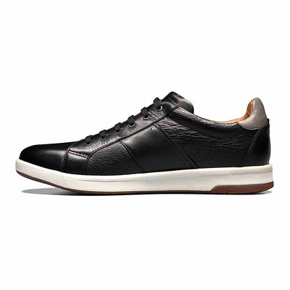 Florsheim Crossover Black Smooth Leather Lace Up Casual Sneaker (US Men Size)