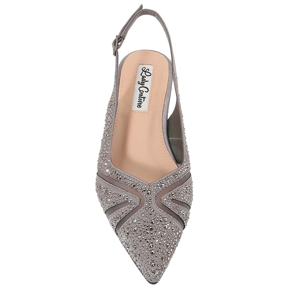 Lady Couture Daniela 2" Wedge Pump in Pewter